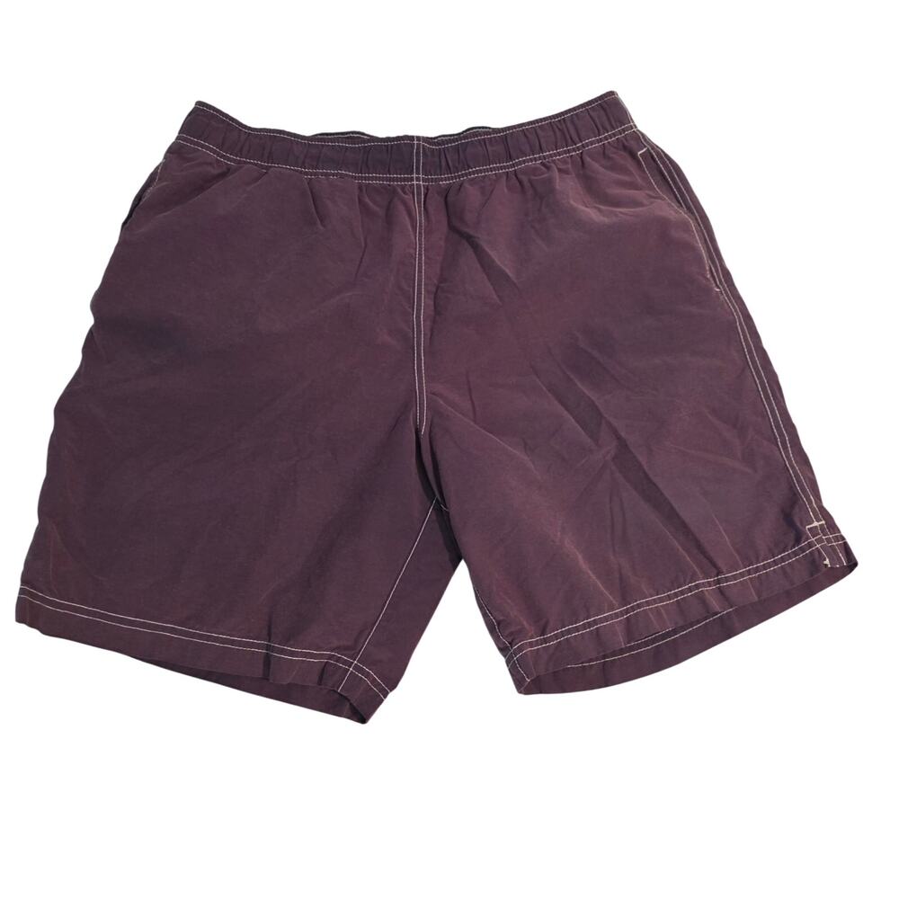 Roundtree & Yorke‎ Faded Purple Contrast Stitch Swim Trunks Mens Medium